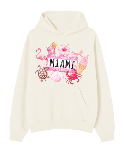 MIAMI Florida Printed Hoodie