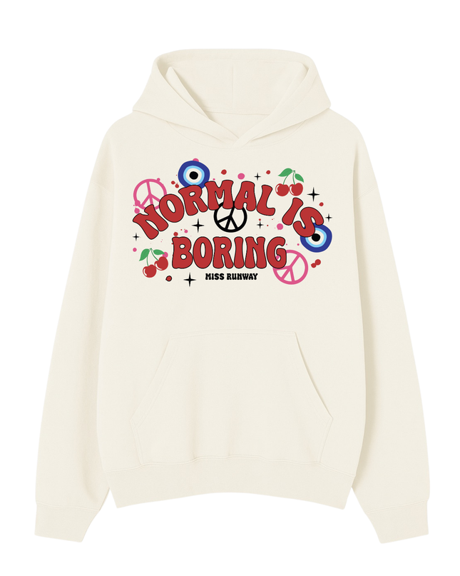 Normal Is Boring Hoodie Adults