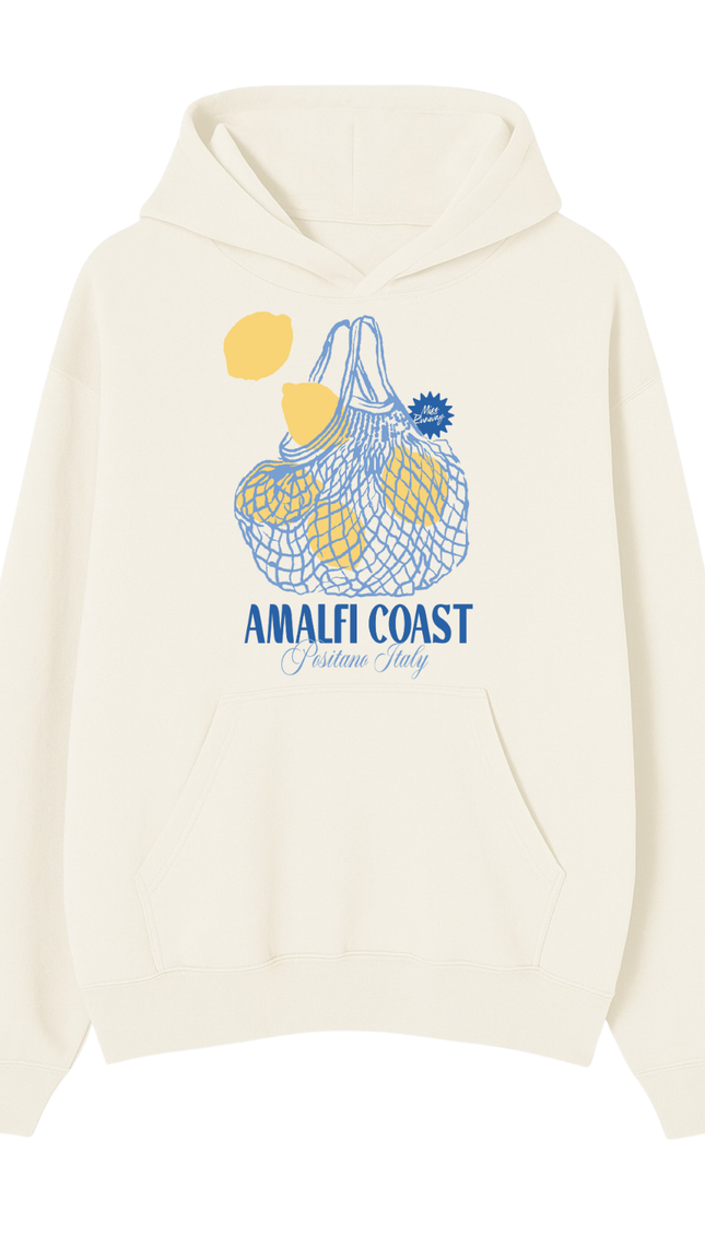 Amalfi Coast Hoodie – adult printed hoodie by Miss Runway