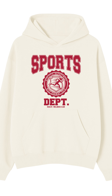 Sports Dept Printed Hoodie – adult printed hoodie by Miss Runway