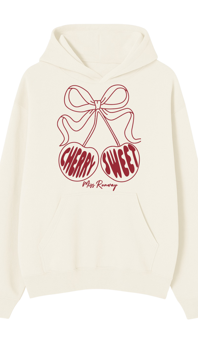 Cherry Sweet Hoodie – adult printed hoodie by Miss Runway
