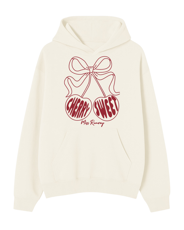Cherry Sweet Printed Hoodie Kids