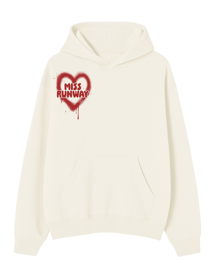 Miss Runway Heart Hoodie Adults