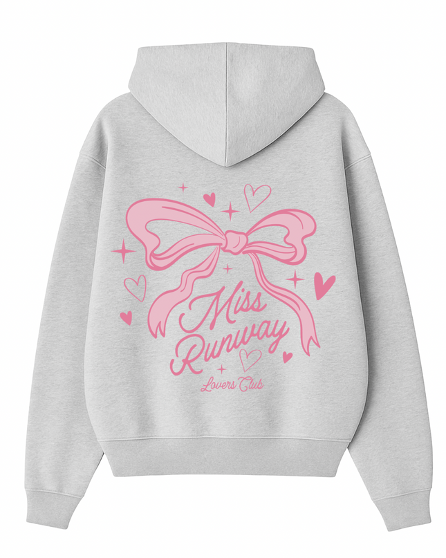 Ribbon Lovers Club Printed Hoodie Kids
