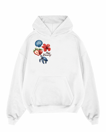 Strawberry Sunshine Printed Hoodie