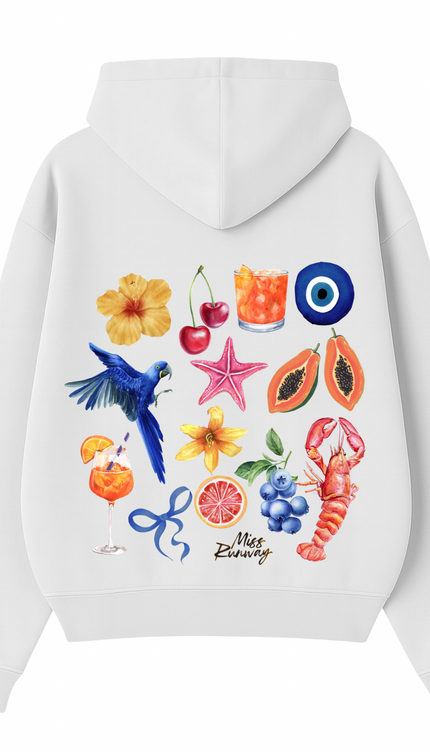 Summer Splash Printed Hoodie – image 5