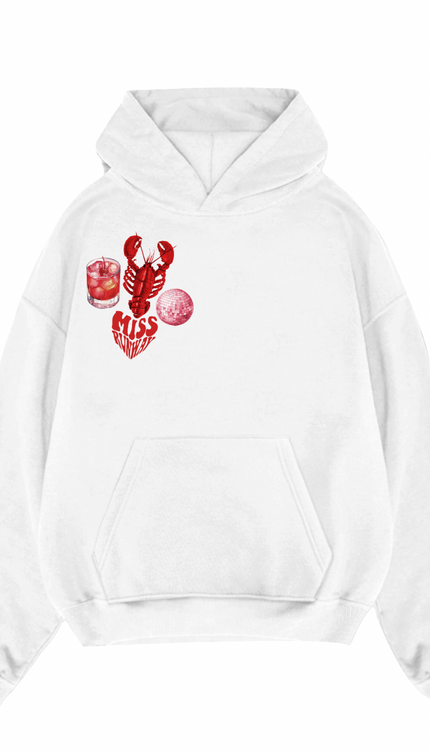 Disco Lobster Printed Hoodie – image 6
