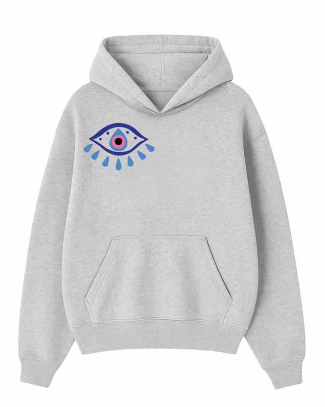 Pink Hamsa Hand Hoodie Kids