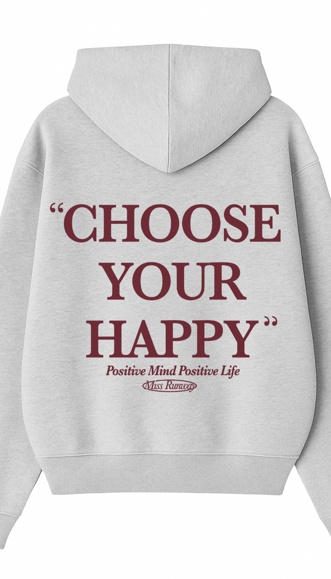 Choose Your Happy Hoodie – additional view
