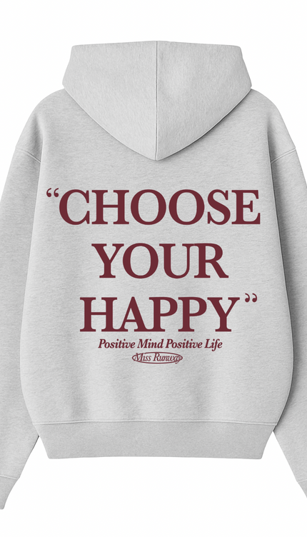 Choose Your Happy Hoodie – additional view