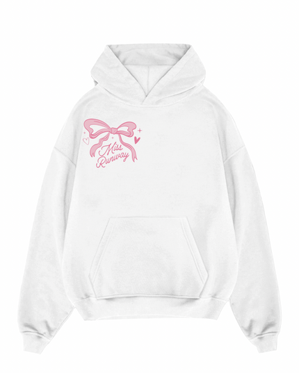 Ribbon Lovers Club Printed Hoodie Kids