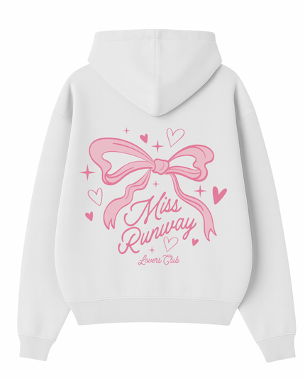 Ribbon Lovers Club Printed Hoodie Kids