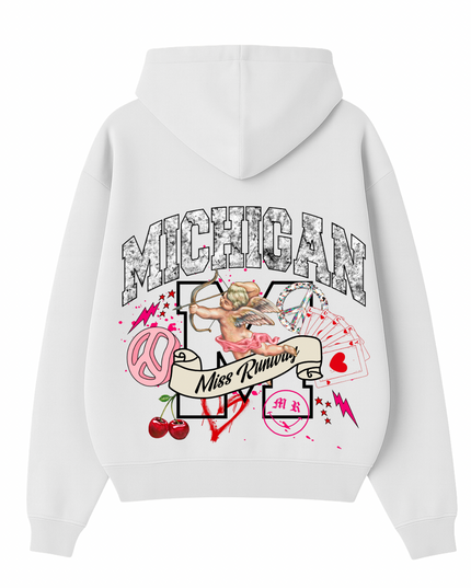 Michigan Printed Hoodie Kids