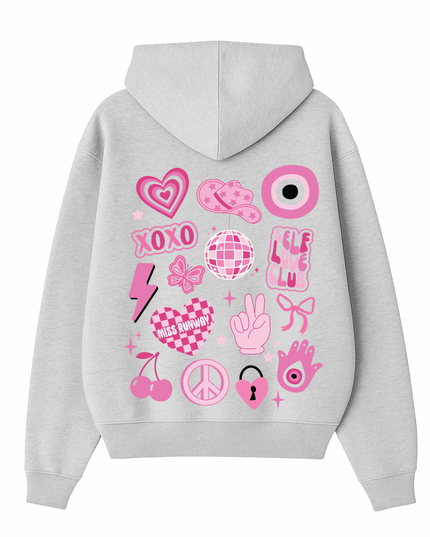 XOXO Self Love Club Disco Hoodie
