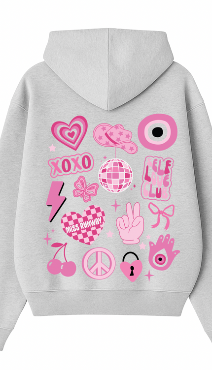 XOXO Self Love Club Disco Hoodie – additional view