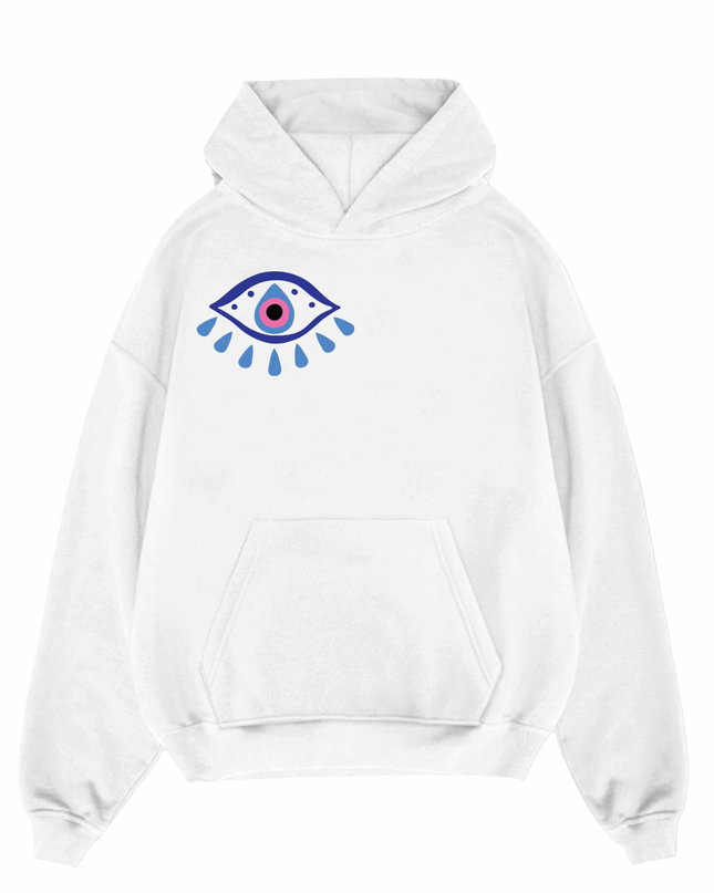 Pink Hamsa Hand Hoodie Kids