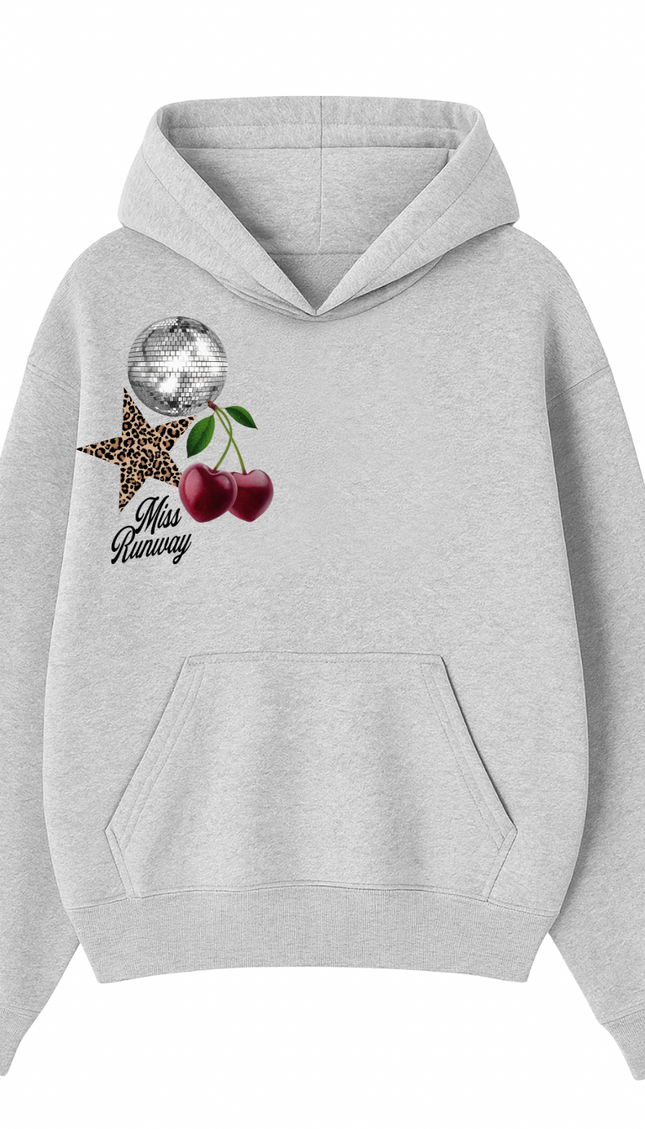 Leopard Star, Cherry, Lips Hoodie – image 4