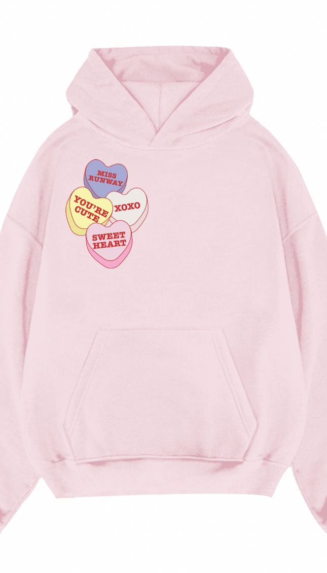 Miss Runway Love Hearts Multi Colour Hoodie – image 8