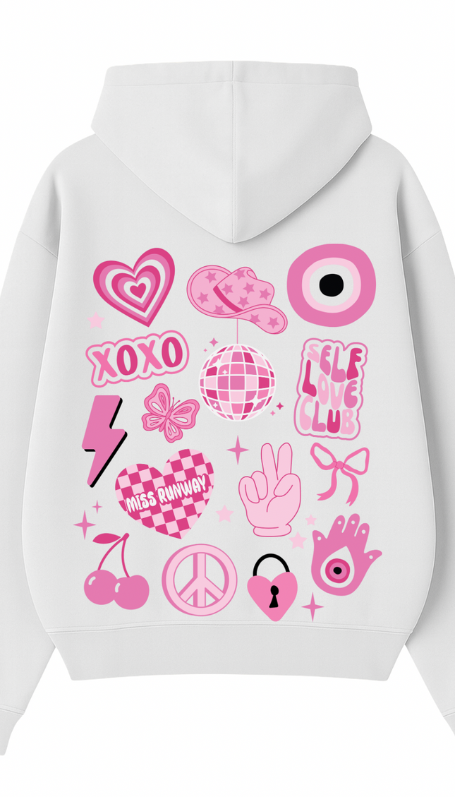 XOXO Self Love Club Disco Hoodie – image 5