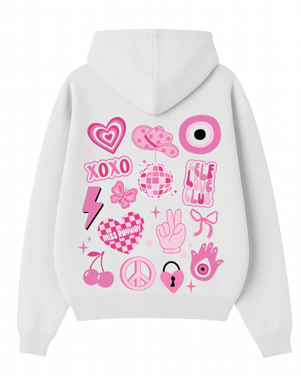 XOXO Self Love Club Disco Hoodie