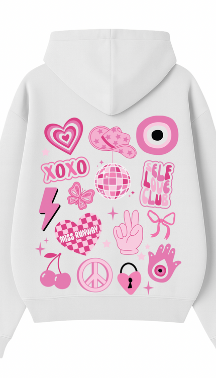 XOXO Self Love Club Disco Hoodie – image 5