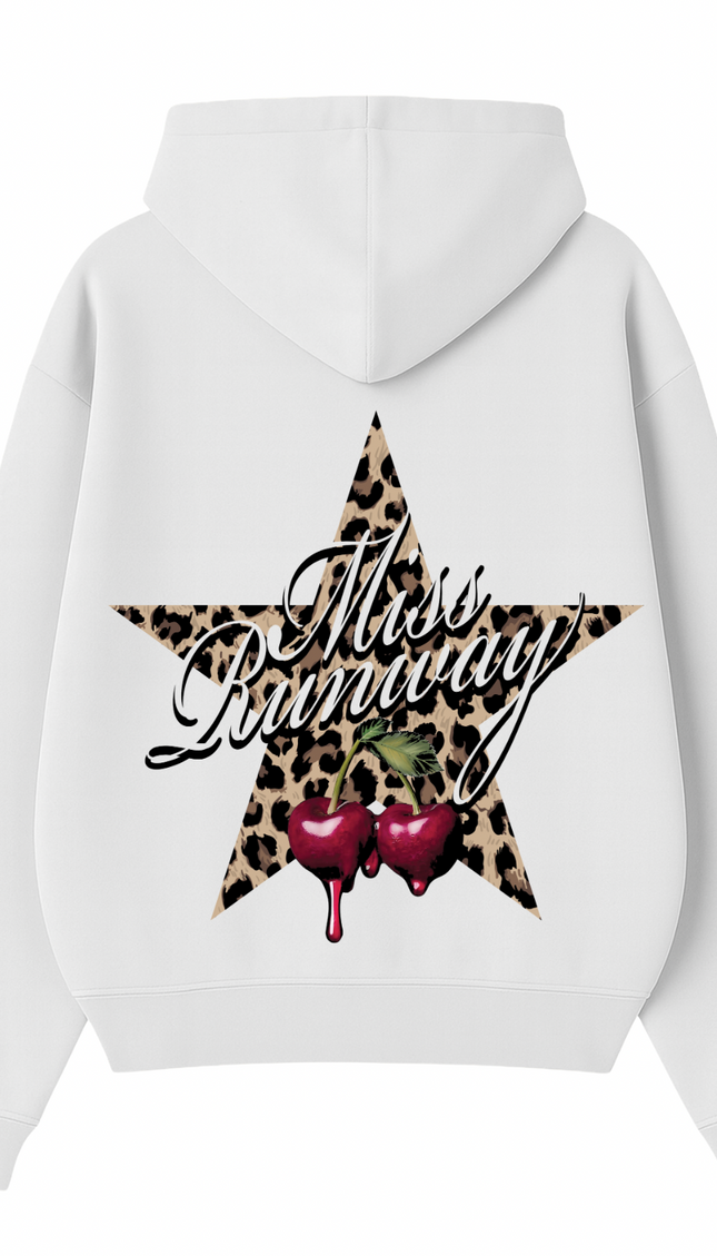 Miss Runway Leopard Star Hoodie – additional view