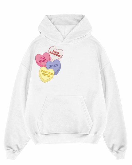 Miss Runway Love Heart Hoodie Kids