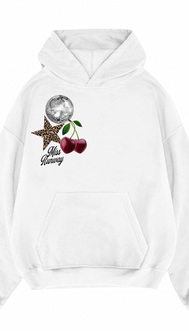 Leopard Star, Cherry, Lips Hoodie – image 6