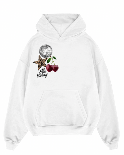Leopard Star, Cherry, Lips Hoodie