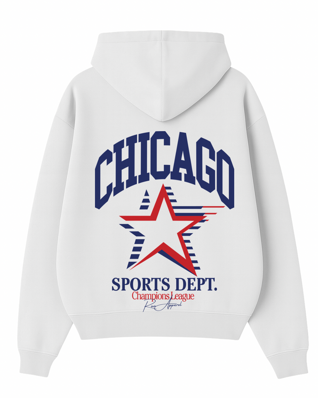 Chicago Sports Dept Printed Hoodie Kids