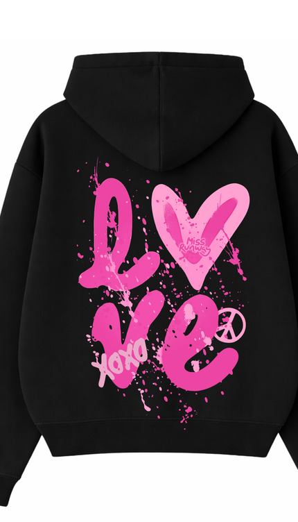 Love Printed Hoodie – image 9