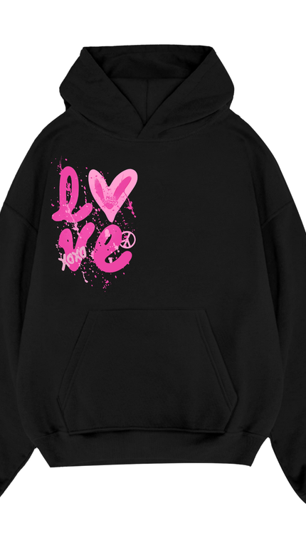 Love Printed Hoodie – image 10