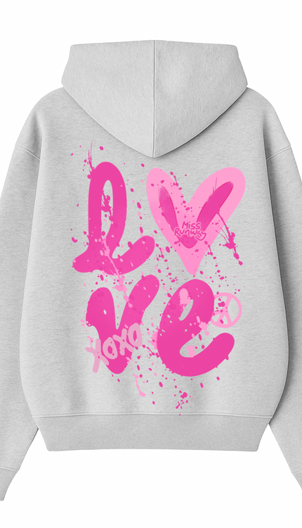 Love Printed Hoodie – additional view