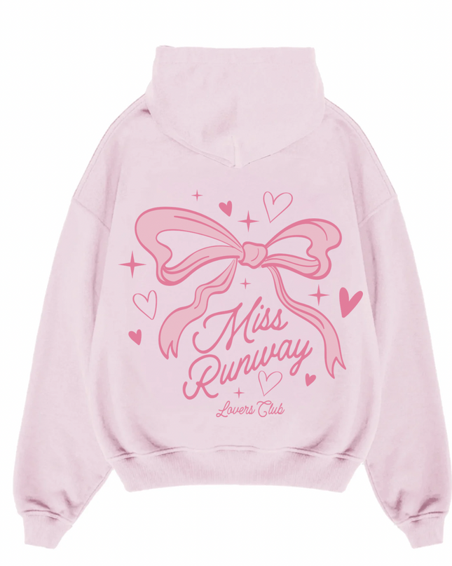 Ribbon Lovers Club Printed Hoodie Kids