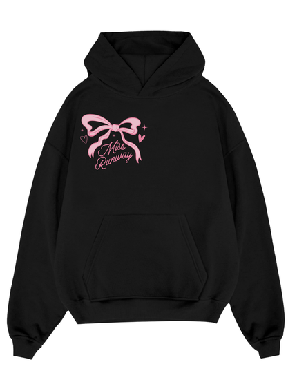Ribbon Lovers Club Printed Hoodie Kids