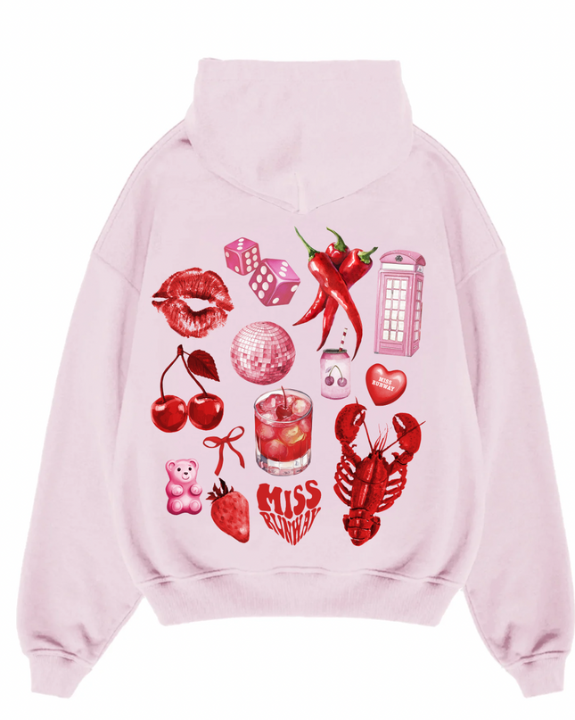 Disco Lobster Printed Hoodie Kids
