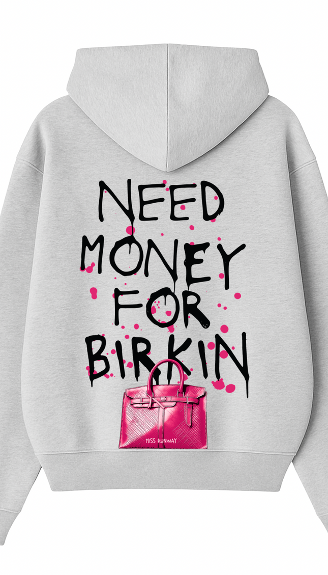 Need Money For Bags Pink Hoodie – additional view