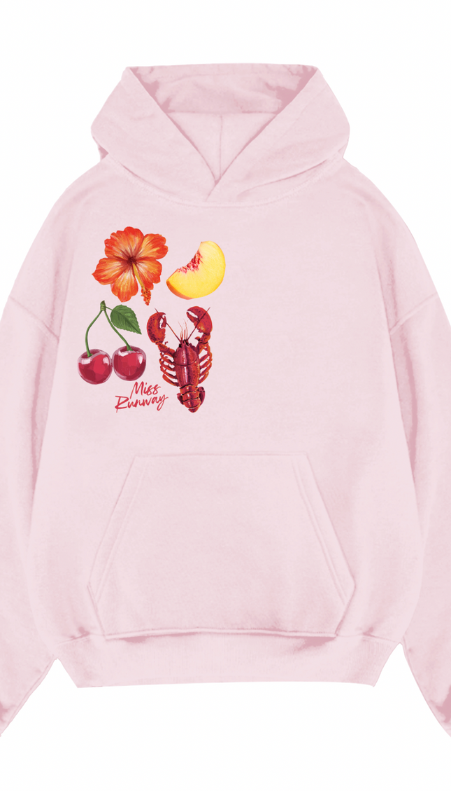 Cherry Lobster Printed Hoodie – image 8