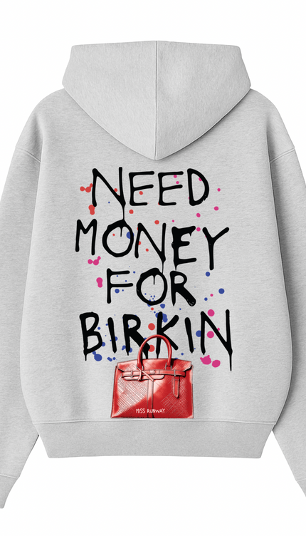 Need Money For Bags Red Hoodie – additional view