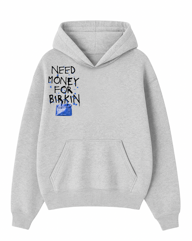 Need Money For Bags Royal Blue Hoodie Kids