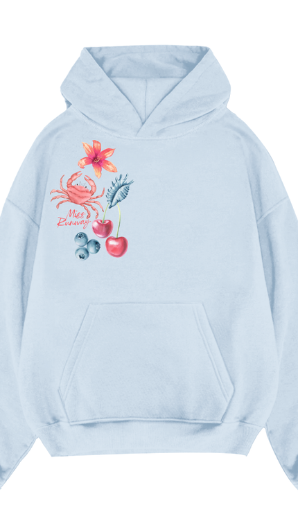 Peachy Summer Printed Hoodie – image 10