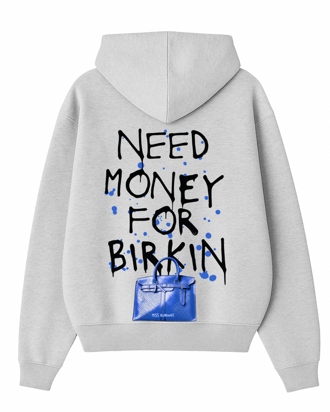 Need Money For Bags Royal Blue Hoodie Kids