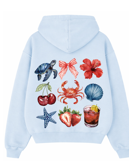 Strawberry Sunshine Printed Hoodie
