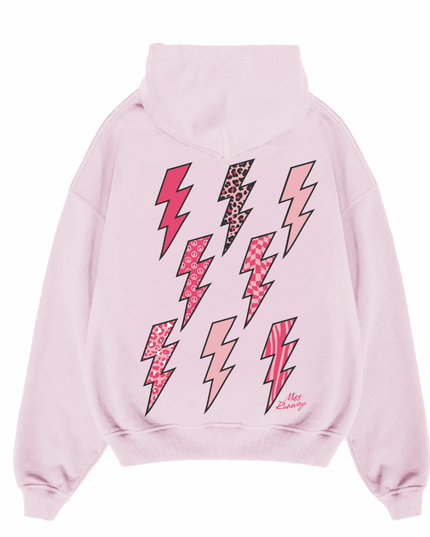Lightning Bolt Printed Hoodie