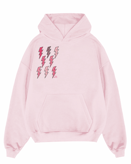 Lightning Bolt Printed Hoodie