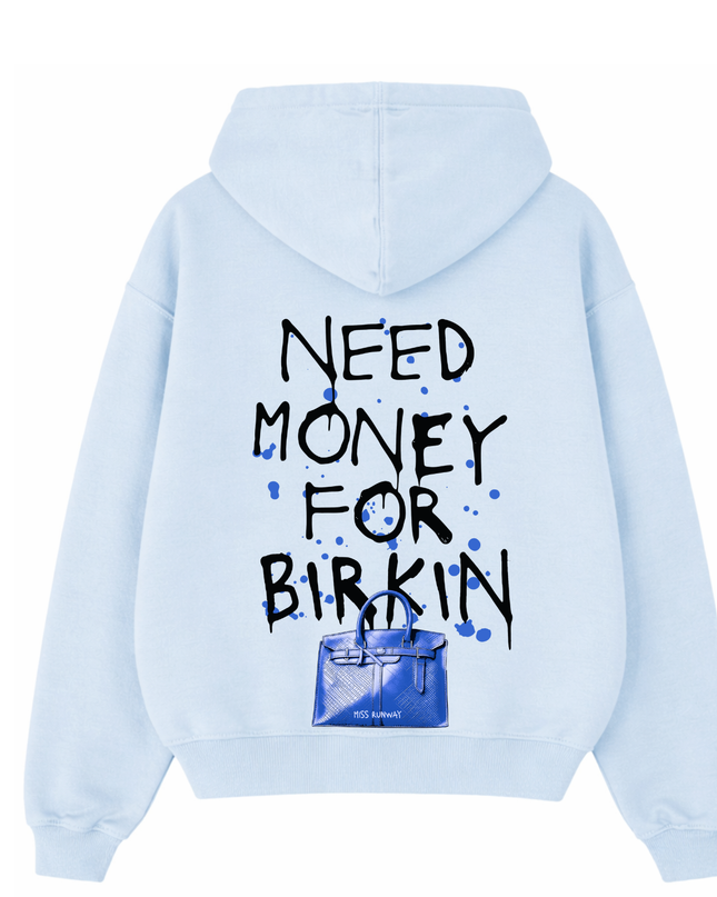 Need Money For Bags Royal Blue Hoodie Kids