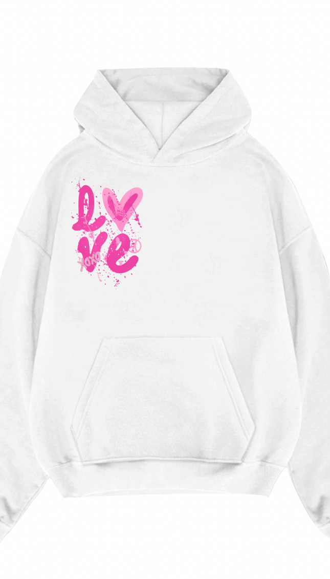 Love Printed Hoodie – image 6