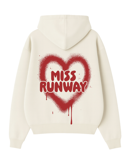 Miss Runway Heart Hoodie Adults