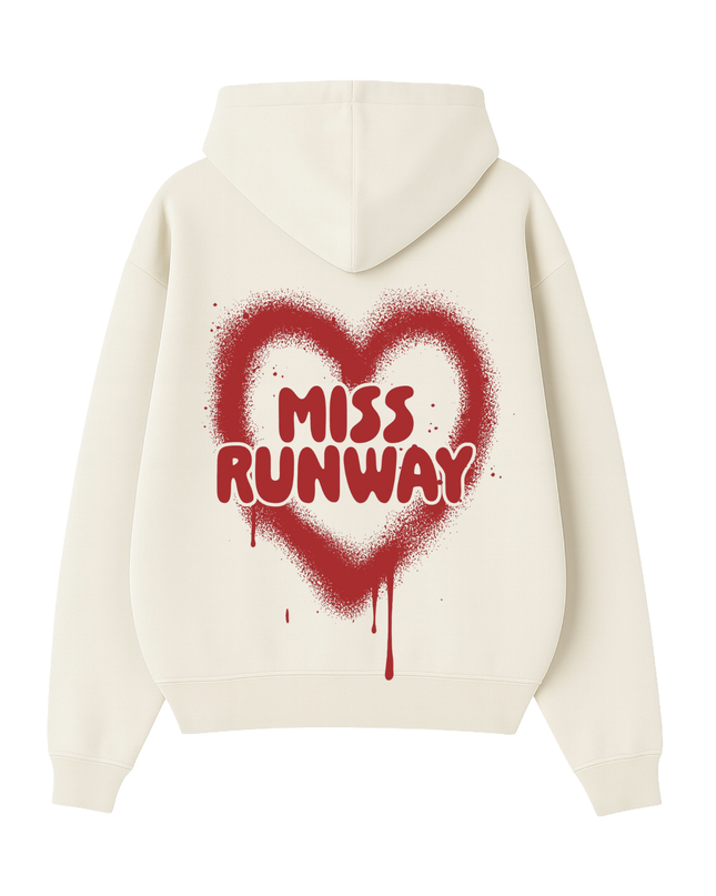 Miss Runway Heart Hoodie Adults