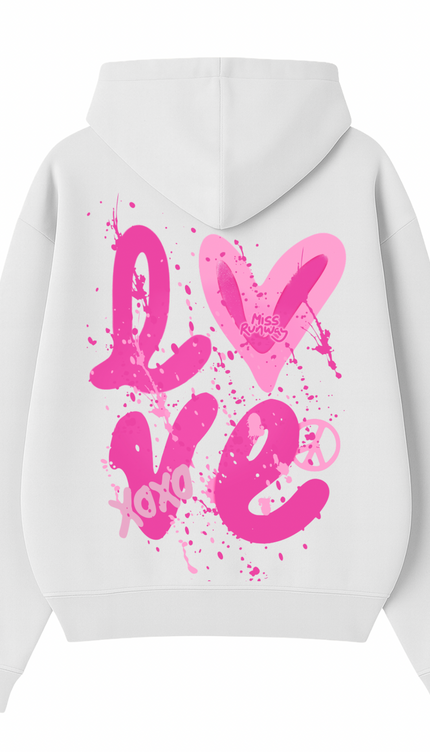 Love Printed Hoodie – image 5